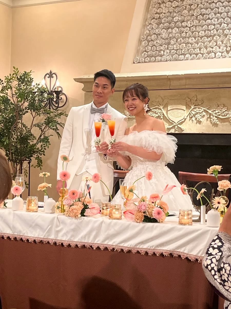 結婚式当日の写真（VOICE 21）